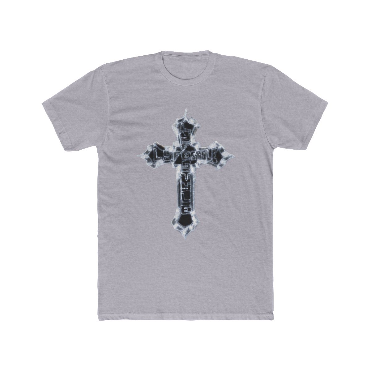 Yeat Lyfestyle Cross Tee Album Merch T-Shirts - All Sizes - alternate angle 3, merchandise